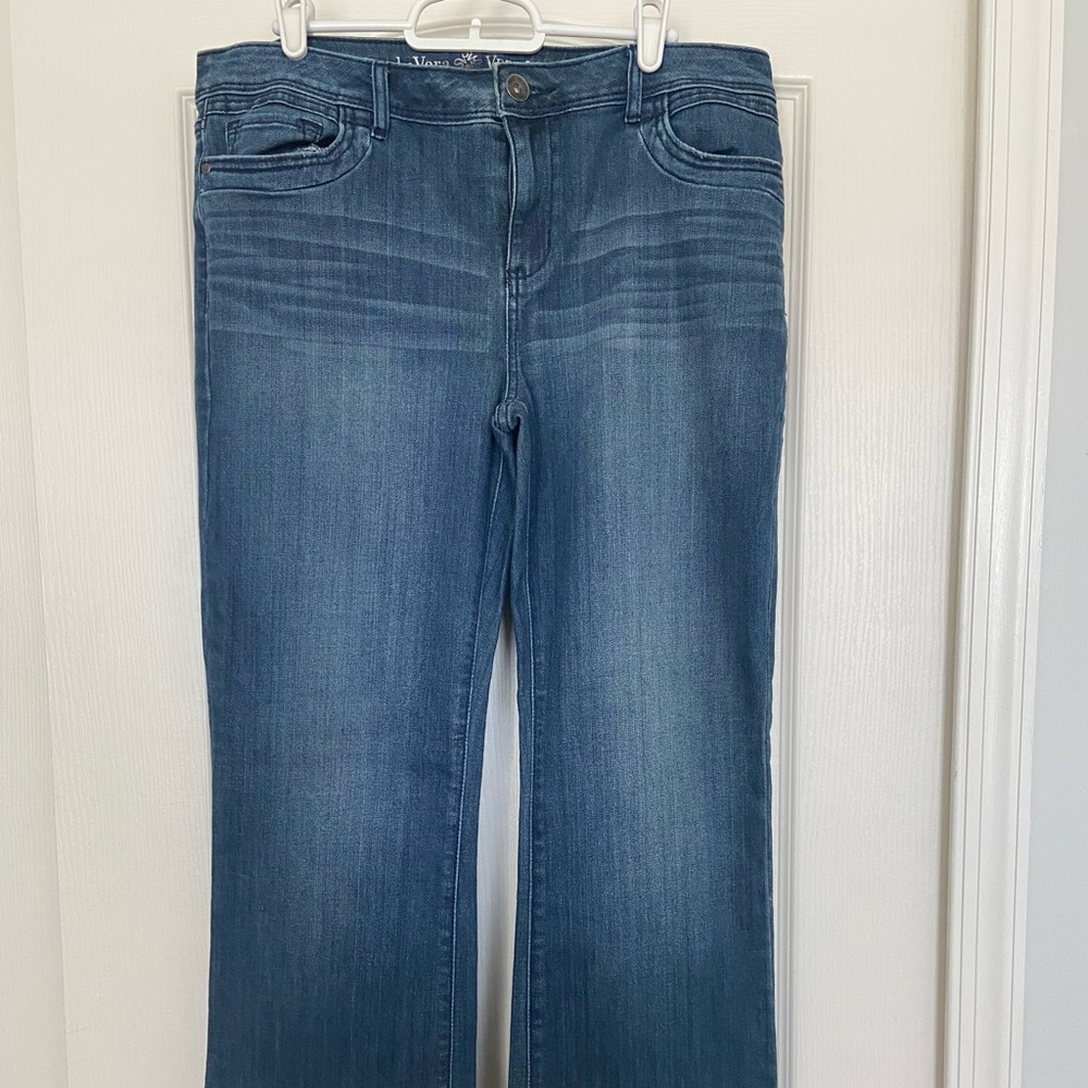 Simply Vera - Vera Wang Bootcut Denim Jeans - Size 12